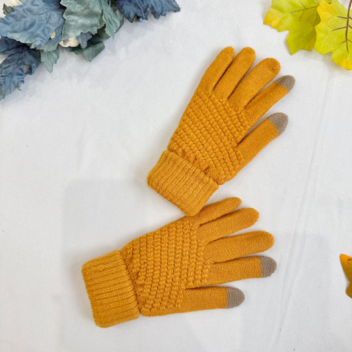 Winter Knitted Style Gloves with Touch Screen